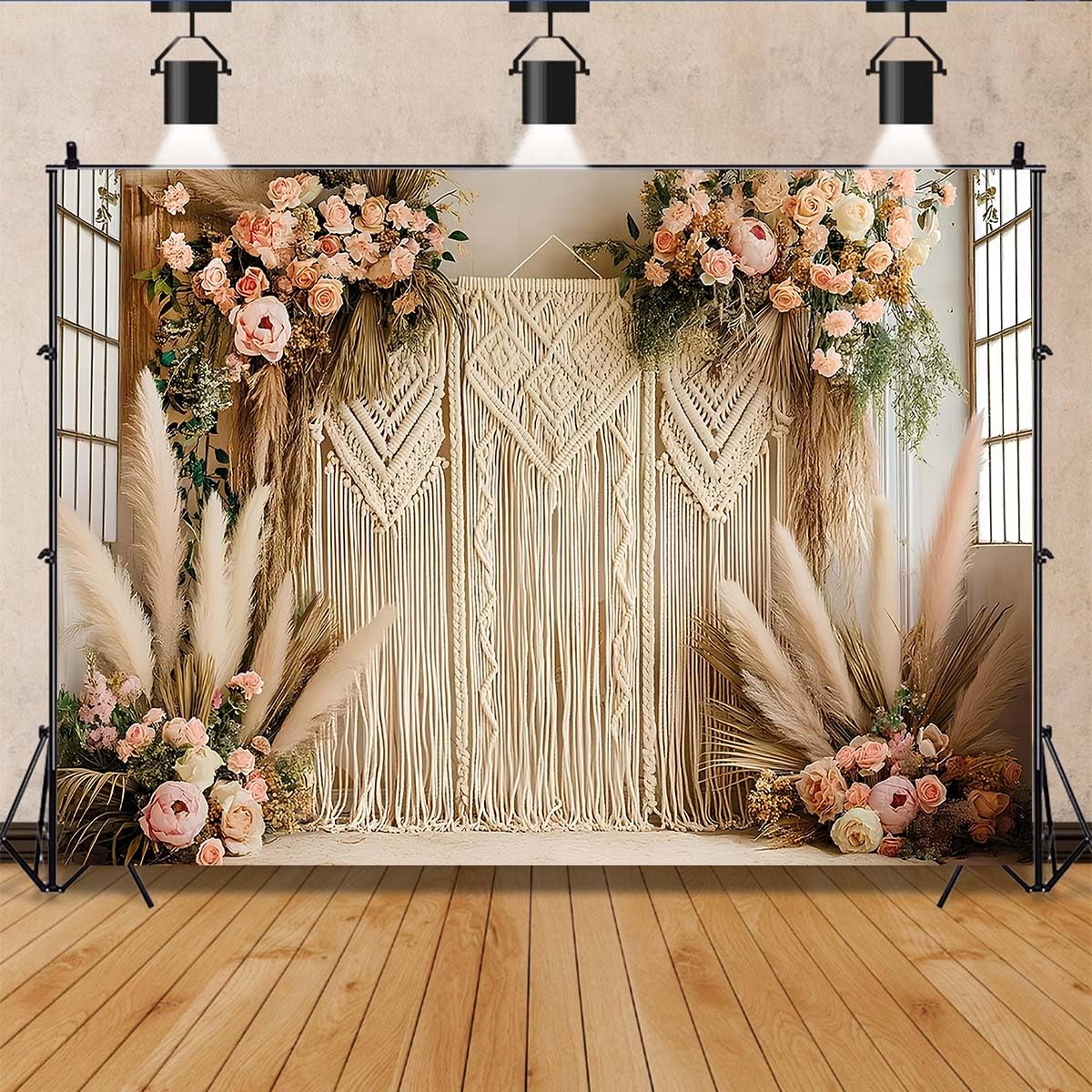 Pampas Grass Boho Backdrop